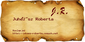 Juhász Roberta névjegykártya