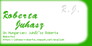 roberta juhasz business card